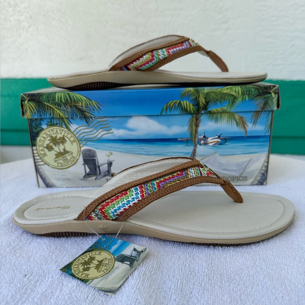 Margaritaville Sandals Soles Of The Tropics Size 11 Medium NWT